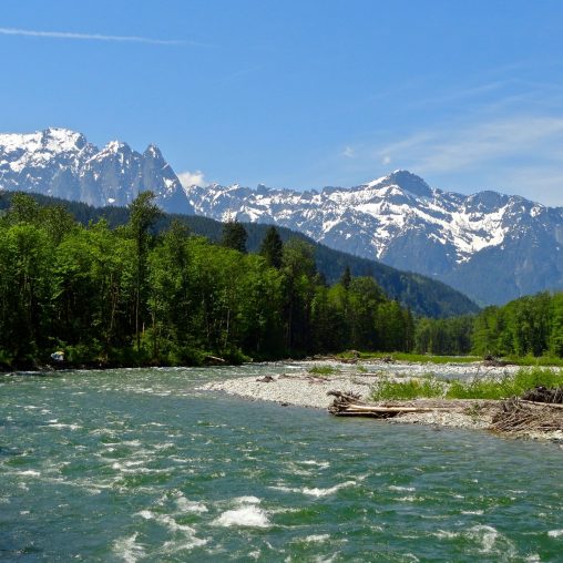 The Skykomish River in Washing State