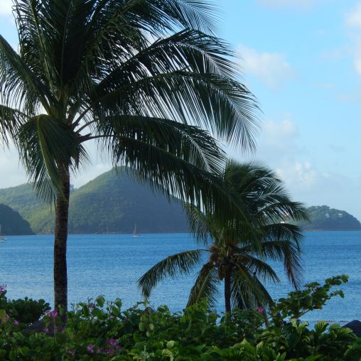 View of Rodney Bay in St. Lucia