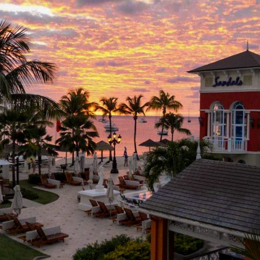 Sunset Views at Sandals St. Lucian Grande Resort