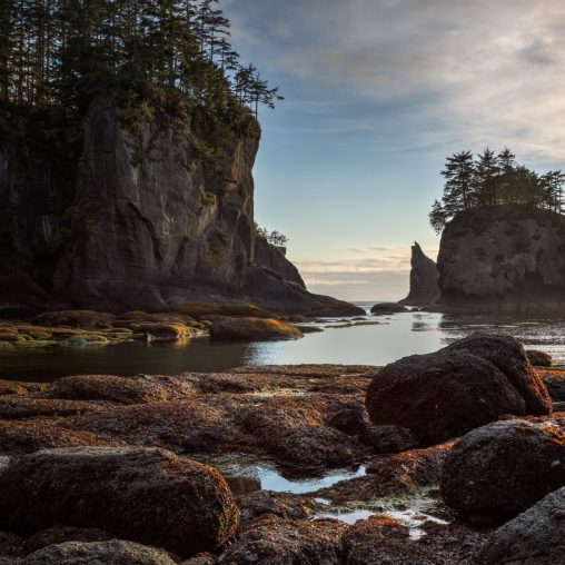 View of Neah Bay on the Olympic Peninsula